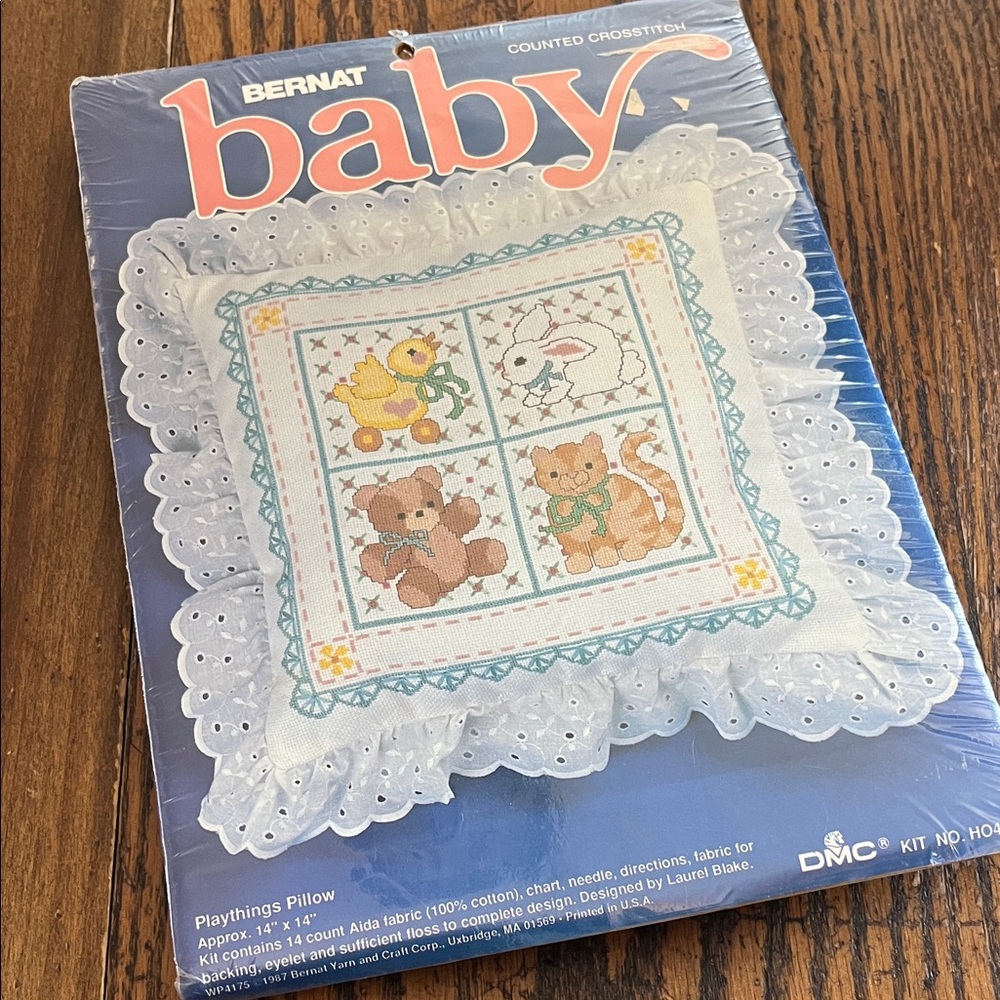 Baby Cross Stitch Kit - White